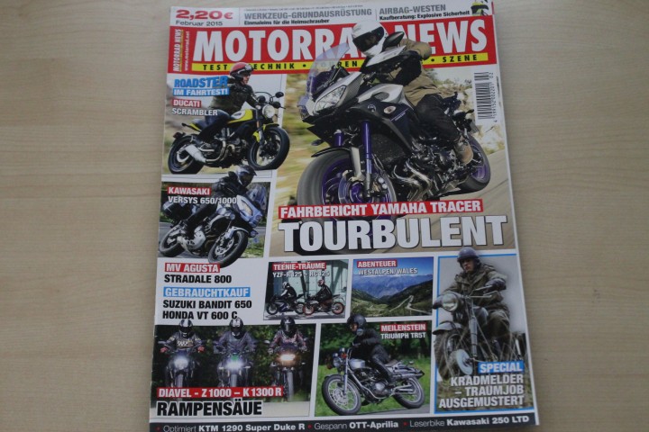 Deckblatt Motorrad News (02/2015)